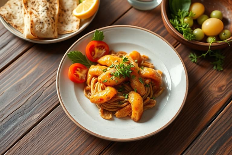 Karamellisert nektarin