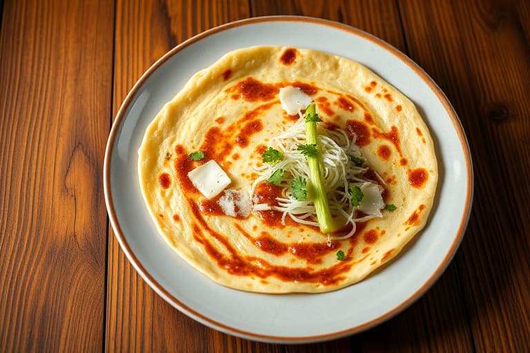 Roti Canai/Paratha (indisk pannekake)