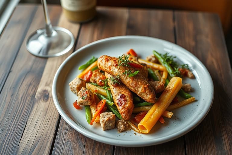 pølse- og stuffingfyll med italiensk pølse