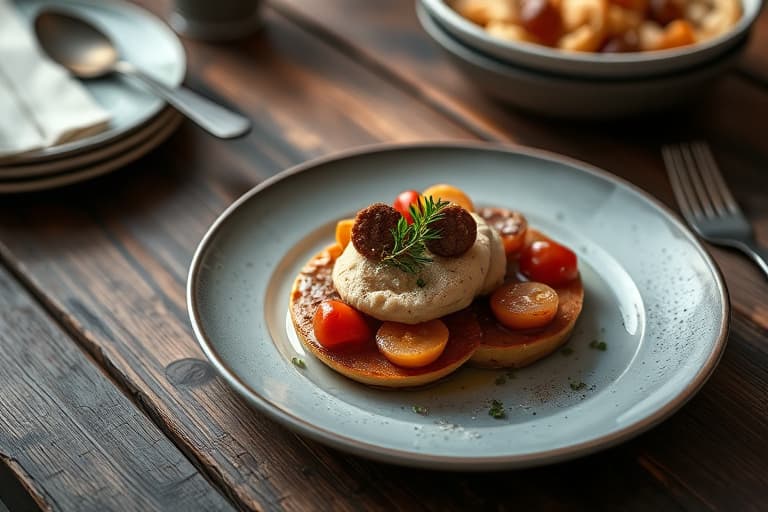 Havregryns- og mandelsmørbiter