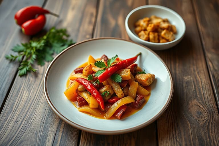 Langtidskokt kaktus-chili