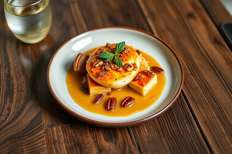 Paleo ristede lønnesirup-pecannøtter