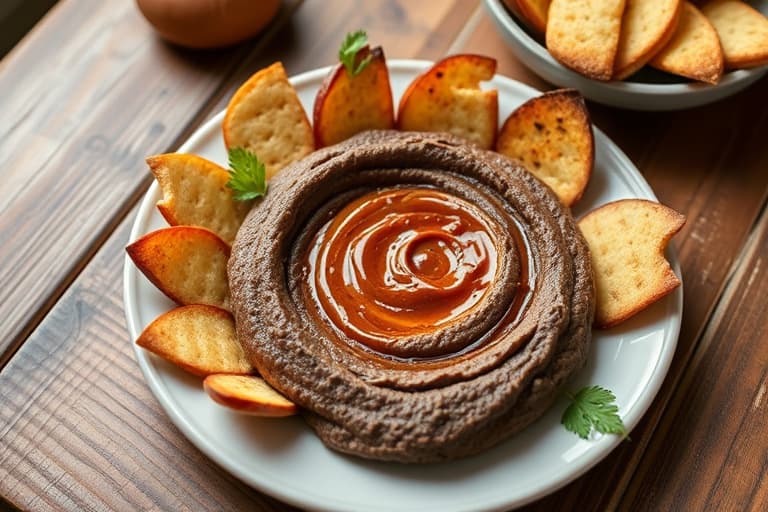 Brownie Batter Dip (også kjent som sjokoladekrem-hummus)