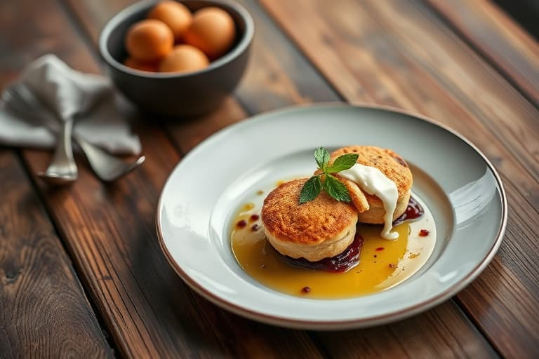 Fullkornsblåbær-scones med sitron