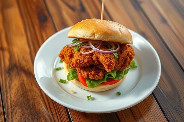 EZ Fried Chicken Sandwich