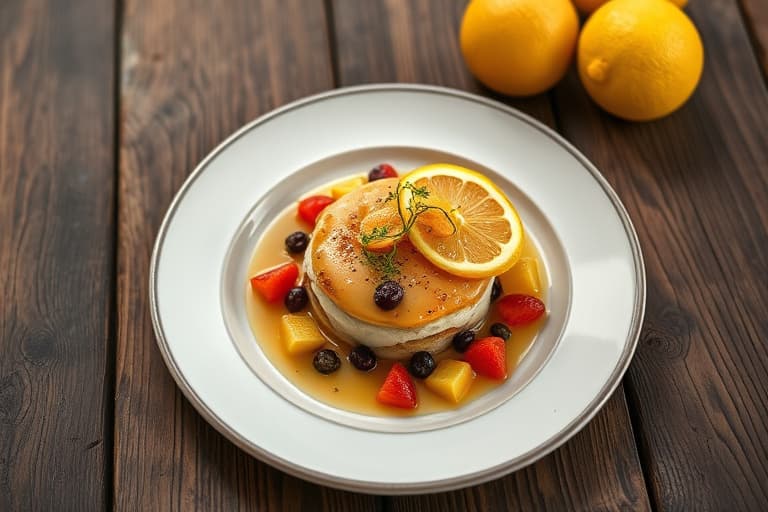 Gammeldags sitronkake i loffform