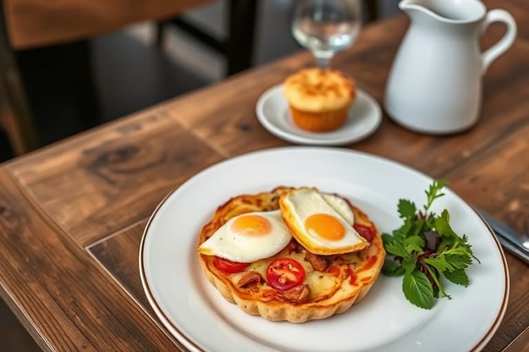 Frokostpizzaer med engelske muffins
