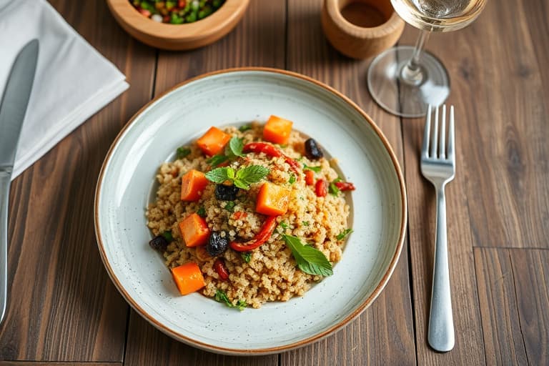 Stålskårne havregryn og quinoa til frokost