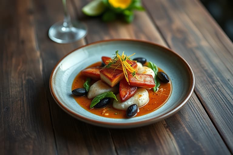 Frossen fersken-glasur