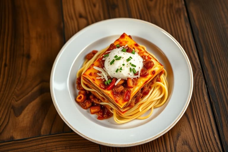 Ooey Gooey Chili Mac Lasagne