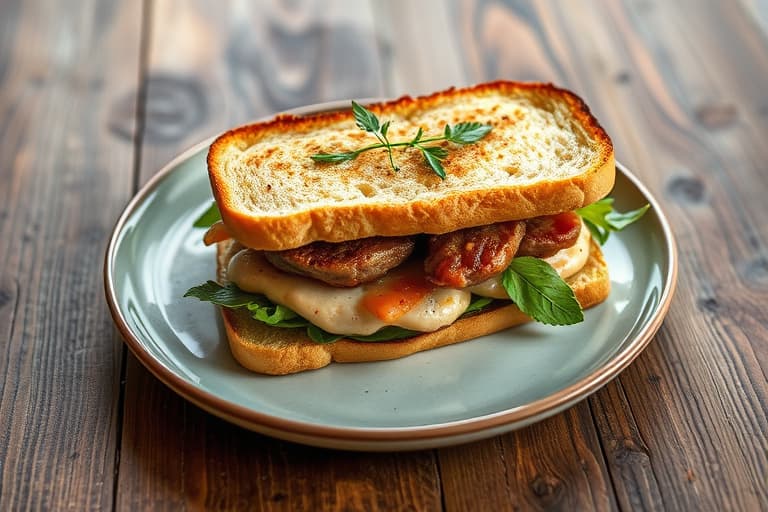 Ellies ferske grønnsakssandwich