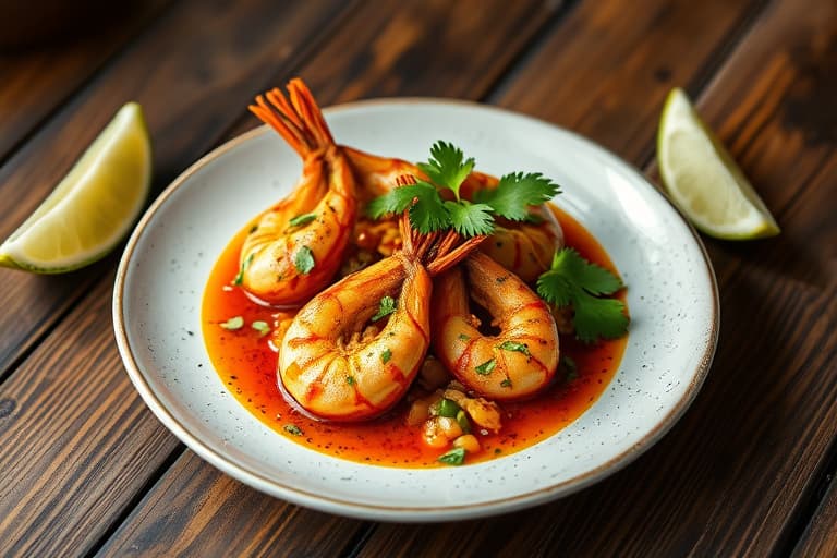 Camarones a la Diabla (mexikanske djevelreker)