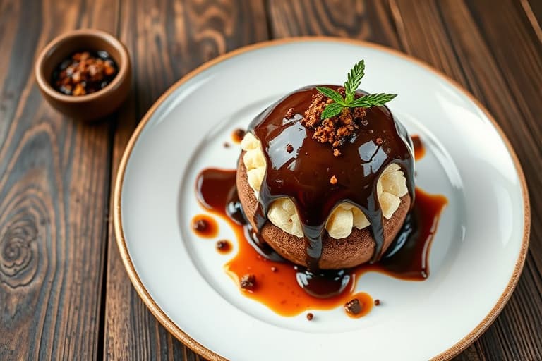 Peanøttsmør- og sjokoladebombe