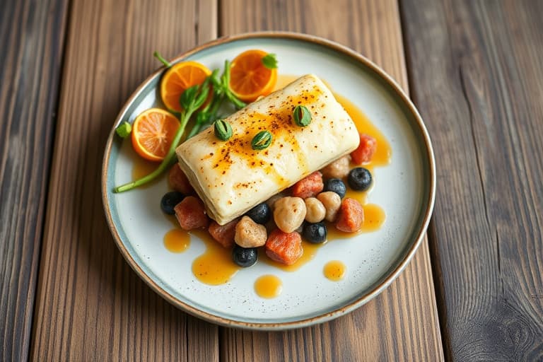 NO YOLKS®-siderglasert svinekjøtt med nudler