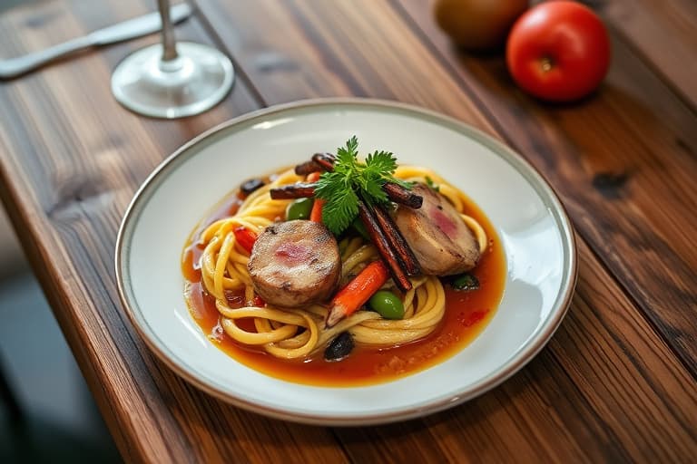 Mors enkle grønnsaks- og kjøttgryte med storfe