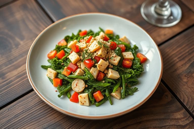 Kale-, artisjokk- og pecorinosalat