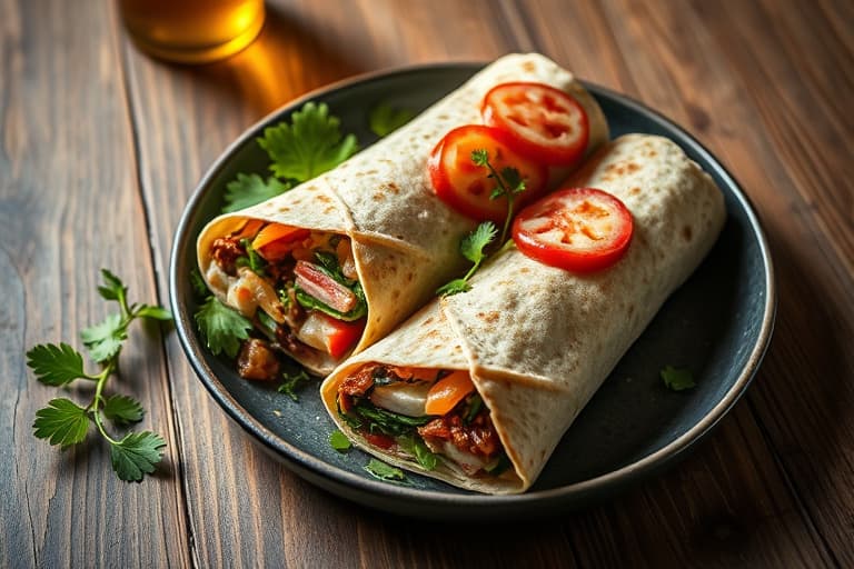 Kyllingwraps uten å koke