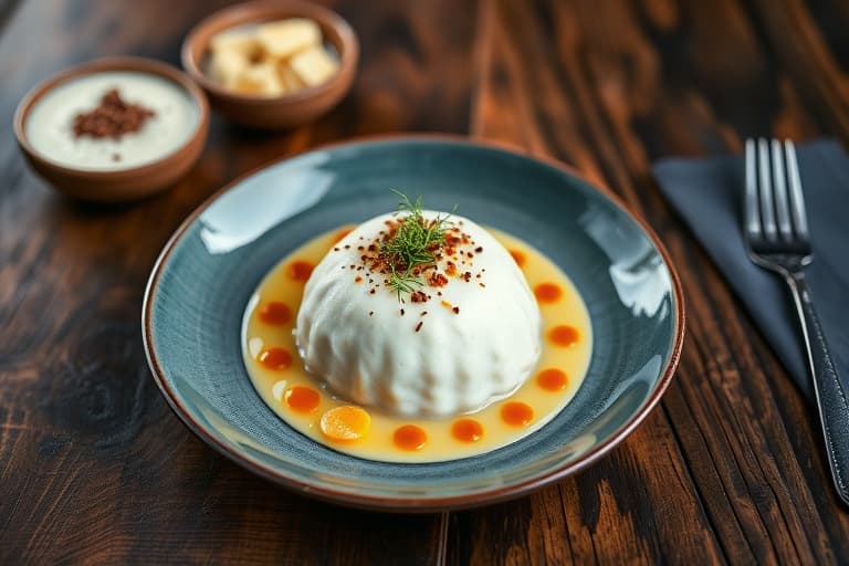 Maja Blanca Especiale (mais- og kokosnøttkrempudding)