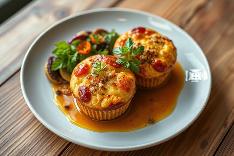 Honningnøtt-fruktmuffins