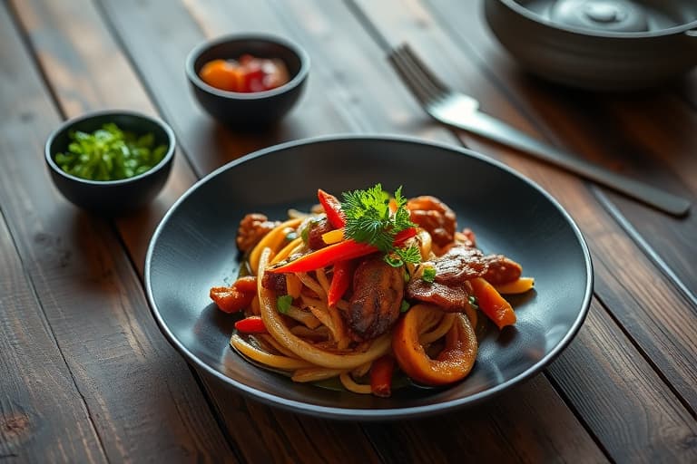 Grunnleggende kinesisk wokede grønnsaker