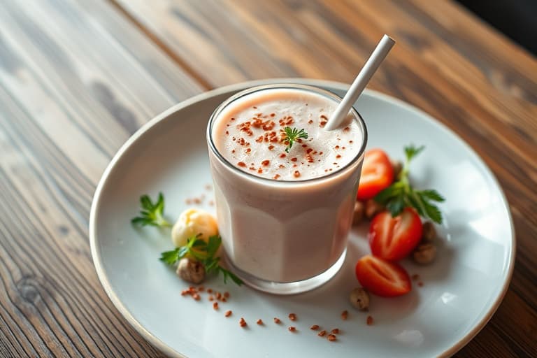 Min rosa vannmelkshake