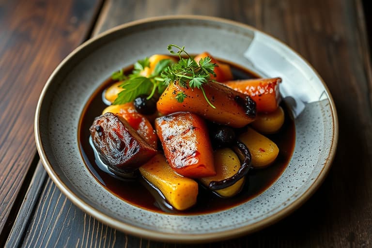 Grillet stout-kylling med biff av skinnbiff