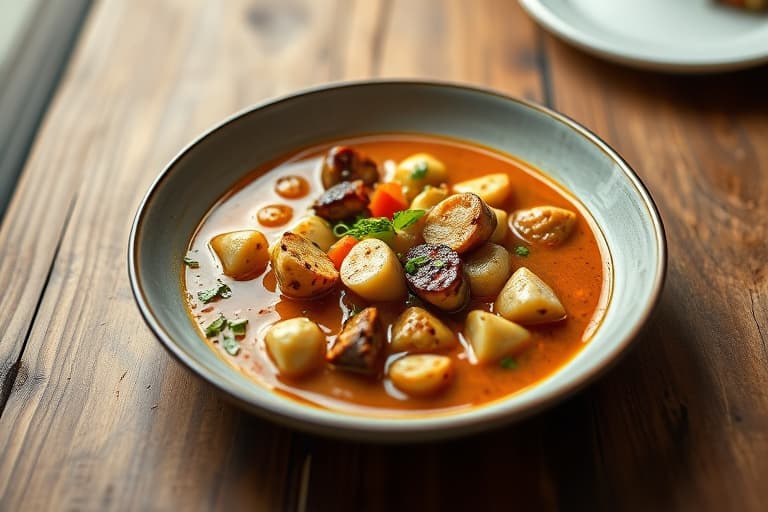 Krydret cajun-kyllingsuppe