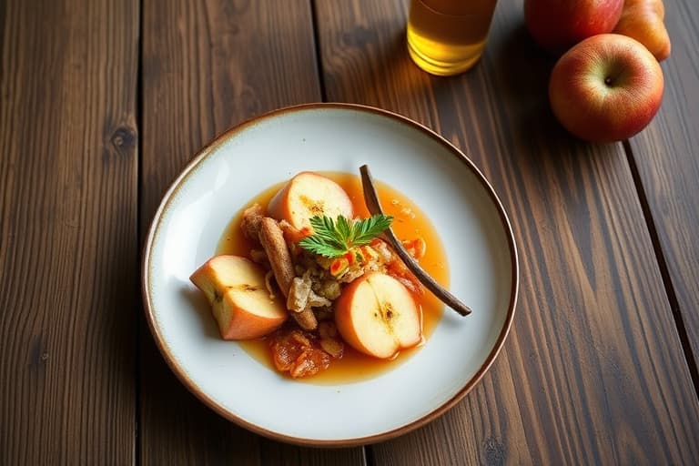 Tart Apple-Ginger Shrub