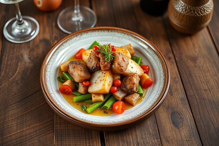 Grønnsaks- og fuglefôrpilaf