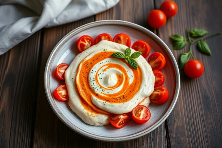 Soltørket tomat- og cannellini-bønne-dip