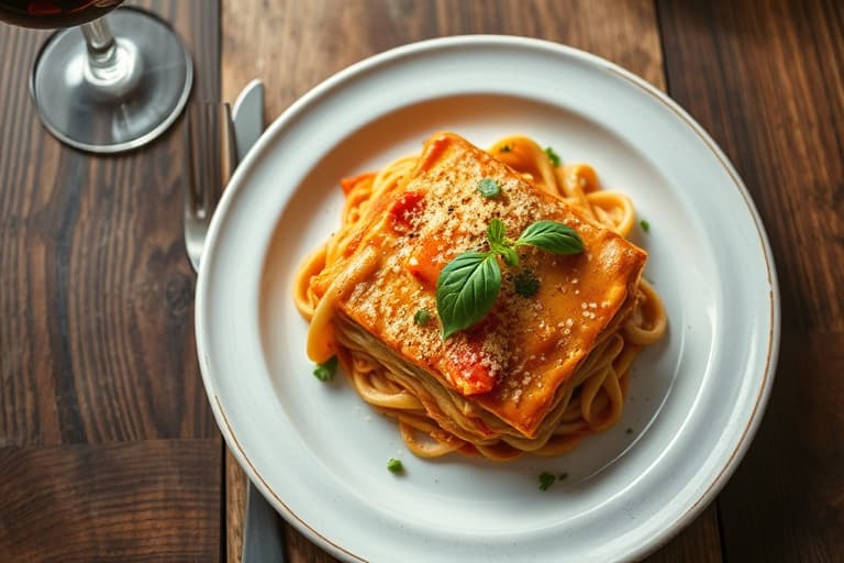 Italiensk pølselasagne