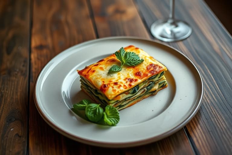 Eggfri zucchini-lasagne