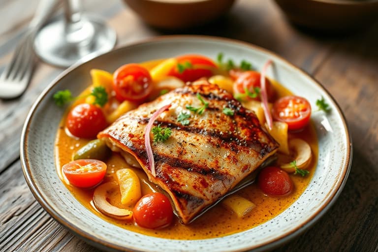 Grillet pølse med pepperonatta