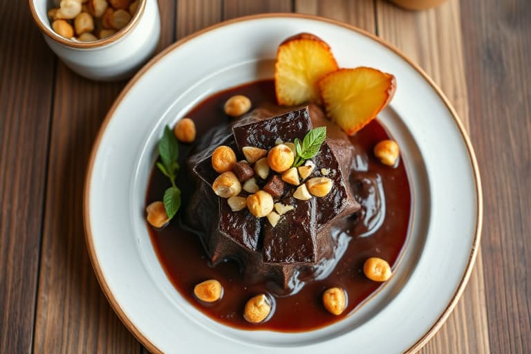 Rabarbra- og bringebærsjokolade med macadamianøtter og smuldrepai