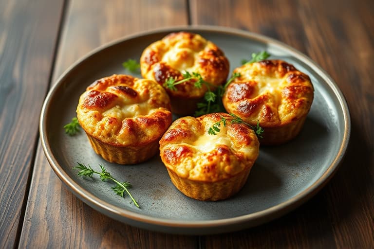Cheesy proteinmuffins uten korn