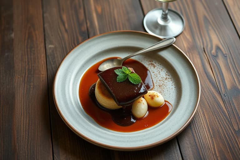 Paleo-vennlig sjokolade- og myntesirup