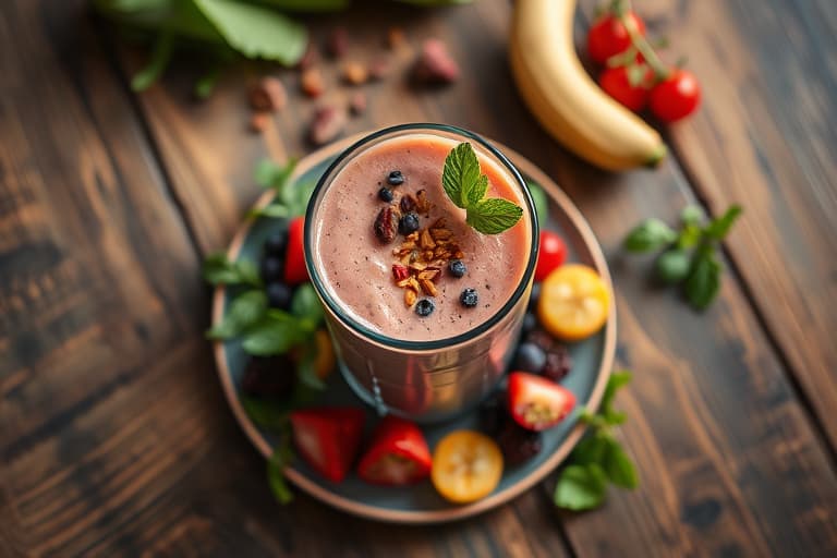Morgenenergi-boostersmoothie