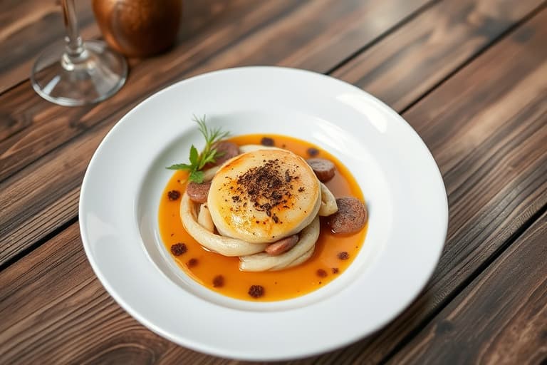 Pæregalette med kaffepulver