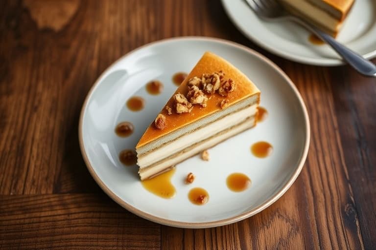 Maple Walnut Chiffon Cake