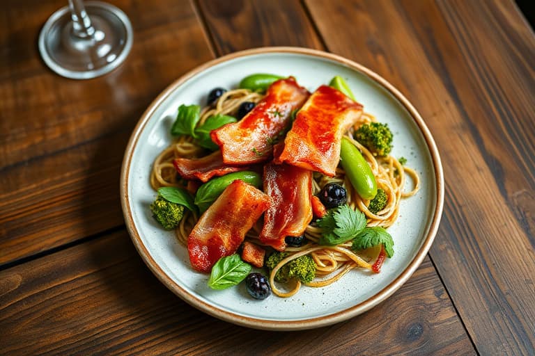 Beste baconfrie spinatsalatdressing