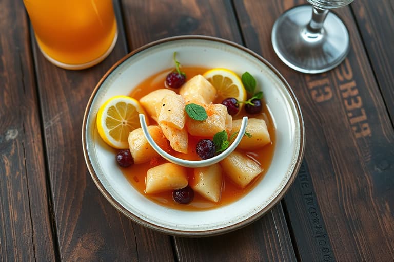 Bær- og sitronlemonade-sangria