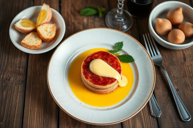 Jordbærkremtærte med crème brûlée