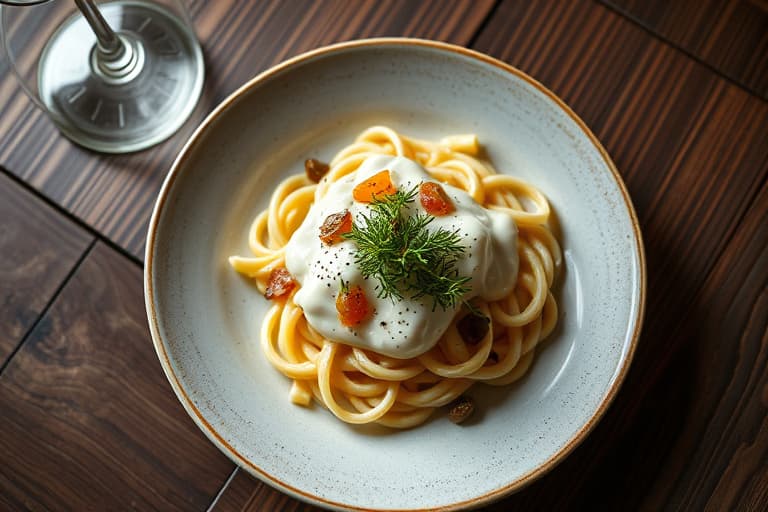 Kylling Alfredo-fylt manikotti