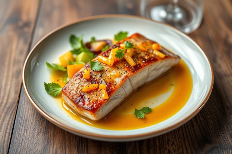 Grillet hawaiisk laks med jordbær- og ananas-salsa