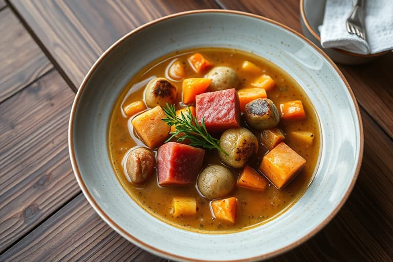 Texas kylling- og grønnsakssuppe