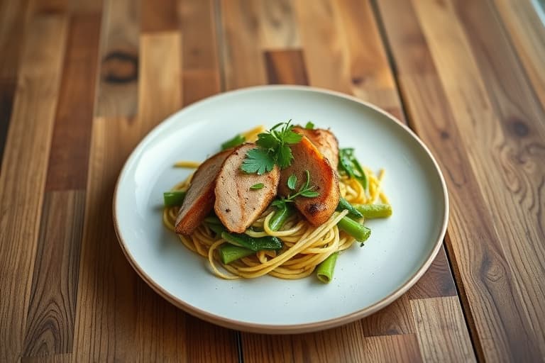 Grønn vegansk gryte