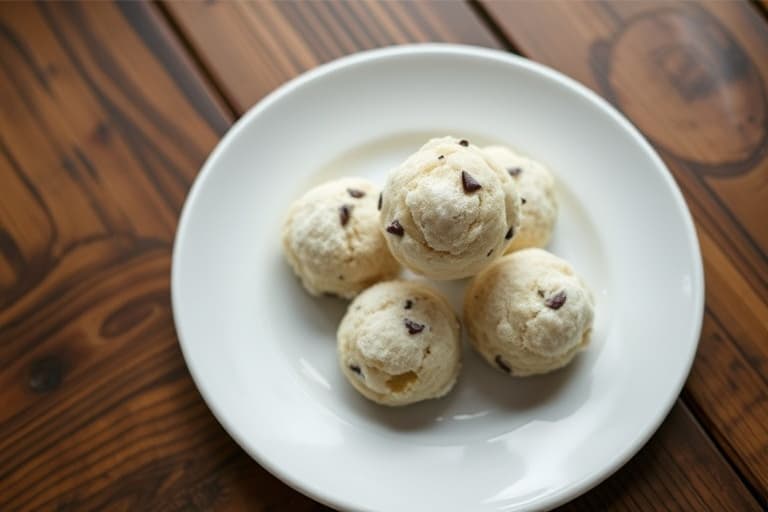 Mini Snowball Chip Cookies