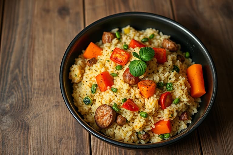 Skillet Vegetable Medley "Risotto"