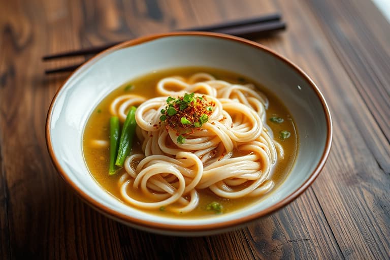 Udon-nudelsuppe