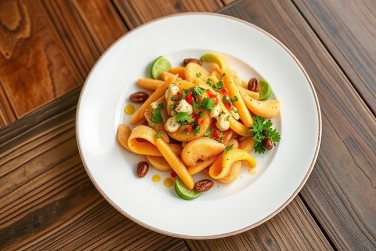 Meksikansk biff- og grønnsakssalat